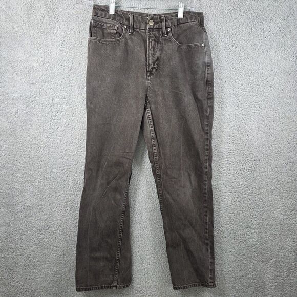 Good American Denim - Good American Jeans Womens 4/27 Gray Good Curve Straight High Rise 27 Inseam